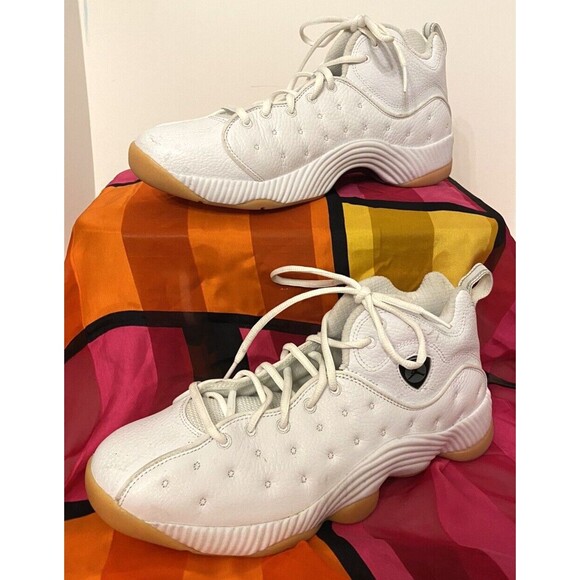 Nike Air Jordan‎ Jumpman Team 2 White 819175-104 Size 10 Gum Sole main image 6